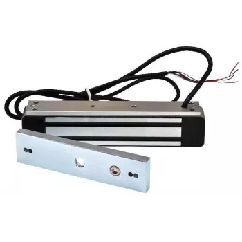 Fechadura eletromagnética exterior SCOT EL-350WS 180 kg força de retenção com saída de sinal