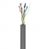 Wentronic Goobay cabo de rede CAT 6, U/UTP, cinzento, 100 m - CCA, AWG 24/7 (fio), PVC (93884)