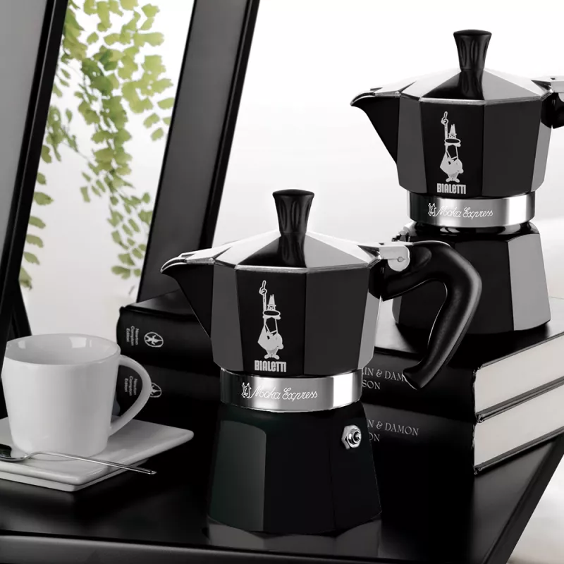 Bialetti 4951 cafeteira Moka preta