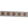 Etiquetas de segurança RFID NFC SCOT NTAG213 18 mm transparentes, pack de 10