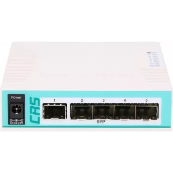 MikroTik CRS106-1C-5S L5 5xSFP 1G, 1xGigabit LAN PoE / SFP combo, caixa de secretária (MT CRS106-1C-5S)