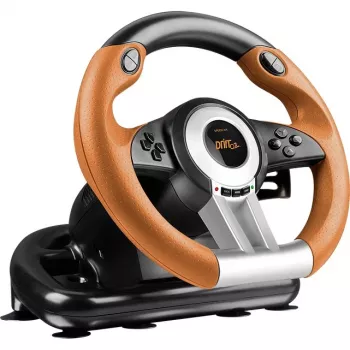 Volante + pedais Speedlink DRIFT O.Z. Preto Cinzento Laranja