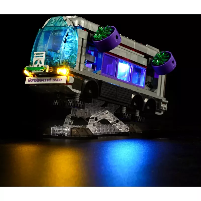 Cyberpunk Neoncity – Future Bus, brinquedo de construção