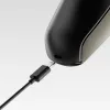 Máquina de barbear elétrica Maestro MR-677 recarregável por USB, caixa à prova de água
