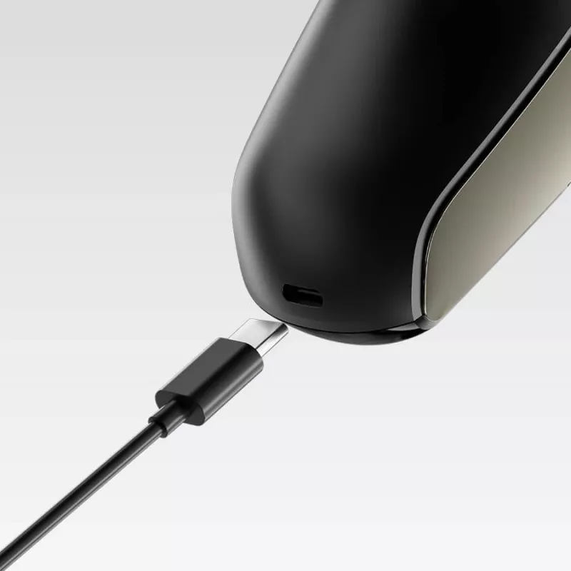 Máquina de barbear elétrica Maestro MR-677 recarregável por USB, caixa à prova de água