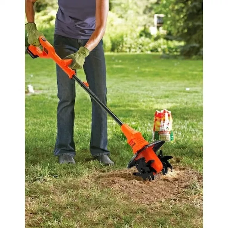 Fresadora de solo elétrica com bateria Black & Decker BETL1820L-QW