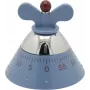 Temporizador de cozinha Alessi A09 azul 120mm x 120mm x 90mm