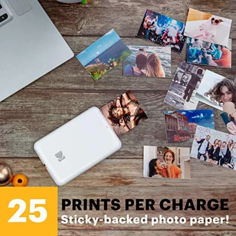 Kodak STEP RODMP20AMZW impressora fotográfica móvel ZINK 2x3'' Bluetooth
