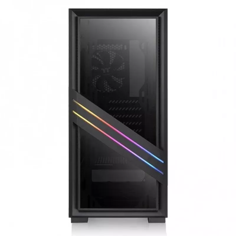 Caixa para PC Thermaltake Versa T35 TG RGB Midi Tower preto