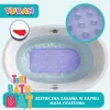 Tapete de banho antiderrapante violeta