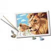 CreArt - Leão com bebé, pintura