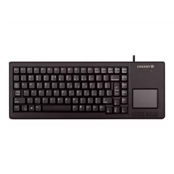 Teclado universal com touchpad CHERRY XS USB QWERTZ alemão preto