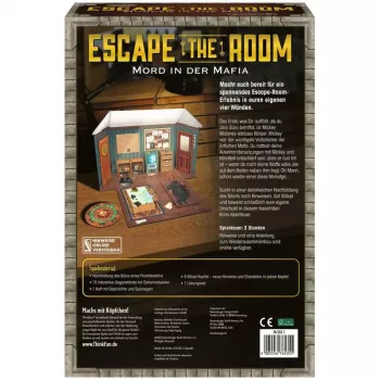 Escape the Room - Assassinato na Máfia, jogo de tabuleiro