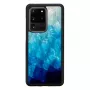 Capa de proteção iKins para Samsung Galaxy S20 Ultra, blue lake/preto