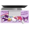 Tapete de rato Kids Euroswan 80×30 cm Hello Kitty, grande tapete de secretária para rato e teclado