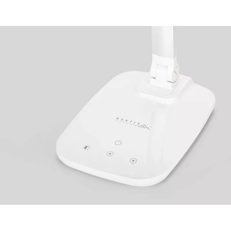 Candeeiro de secretária LED multifunções Montis MT042 5,7 W branco