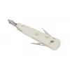 Ferramenta de inserção Krone Extralink NT-T002, lâmina em aço temperado, cabo em plástico, função de bloqueio, cinzento/branco