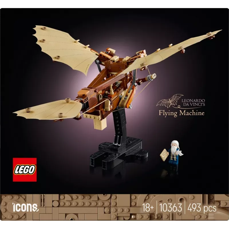 LEGO ICONS 10363 Máquina voadora de Leonardo da Vinci