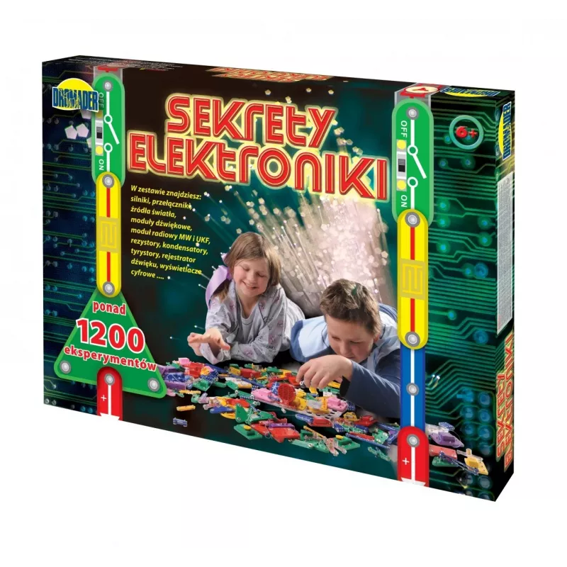 Dromader Sekrety Elektroniki, kit de eletrónica com 1200 experiências (85953)
