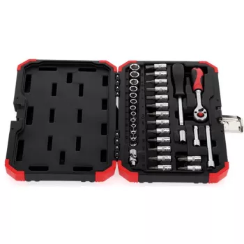 Conjunto de chaves de caixa Gedore R49003033 1/4 polegadas métrico