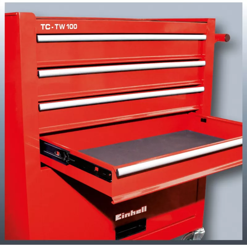 Caixa de ferramentas Einhell TC-TW 100 vermelha