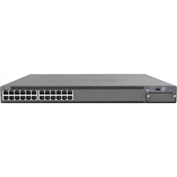 Juniper switch com 24 portas 1G, 4x25G e 2x100G uplinks/stacking. MACsec AES256 (EX4400-24T)