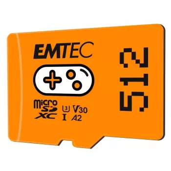Cartão MicroSDXC Emtec Gaming 512 GB