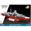 Conjunto de construção Cobi Couraçado Tirpitz modelo com 593 peças, à escala e com características de exposição