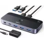 Comutador KVM USB UGREEN CM662 2x4 saída, preto