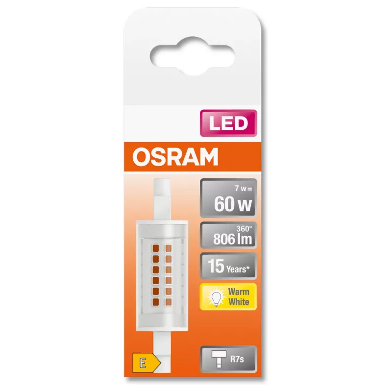 Lâmpada LED Linear LEDvance Osram R7s 7 W 806 lm 2700 K (Branco Quente)