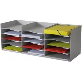 Organizador de secretária PaperFlow 535.02 cinzento
