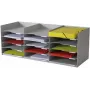 Organizador de secretária PaperFlow 535.02 cinzento
