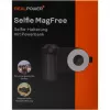 Luz de selfie RealPower Selfie MagFree LED, preto, branco, ABS, PU