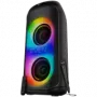 Altifalante SVEN PS-1050, preto (200W, TWS, Bluetooth, FM, USB, microSD, ecrã LED, 7200mAh)