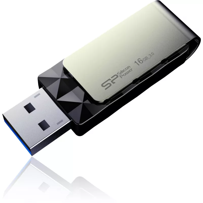 Silicon Power Blaze B30 SP016GBUF3B30V1K pen USB, 16 GB, USB 3.0, preta