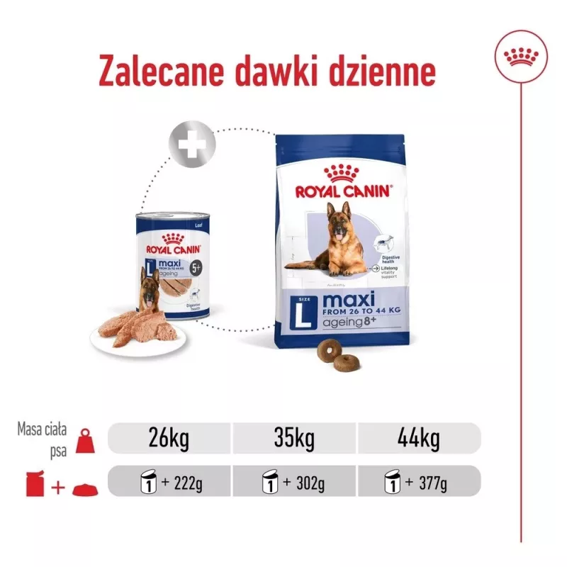 ROYAL CANIN SHN Maxi Ageing pão lata 410 g
