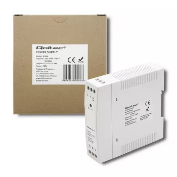 Fonte de alimentação para calha DIN 10W, 12V, 0,83A, slim