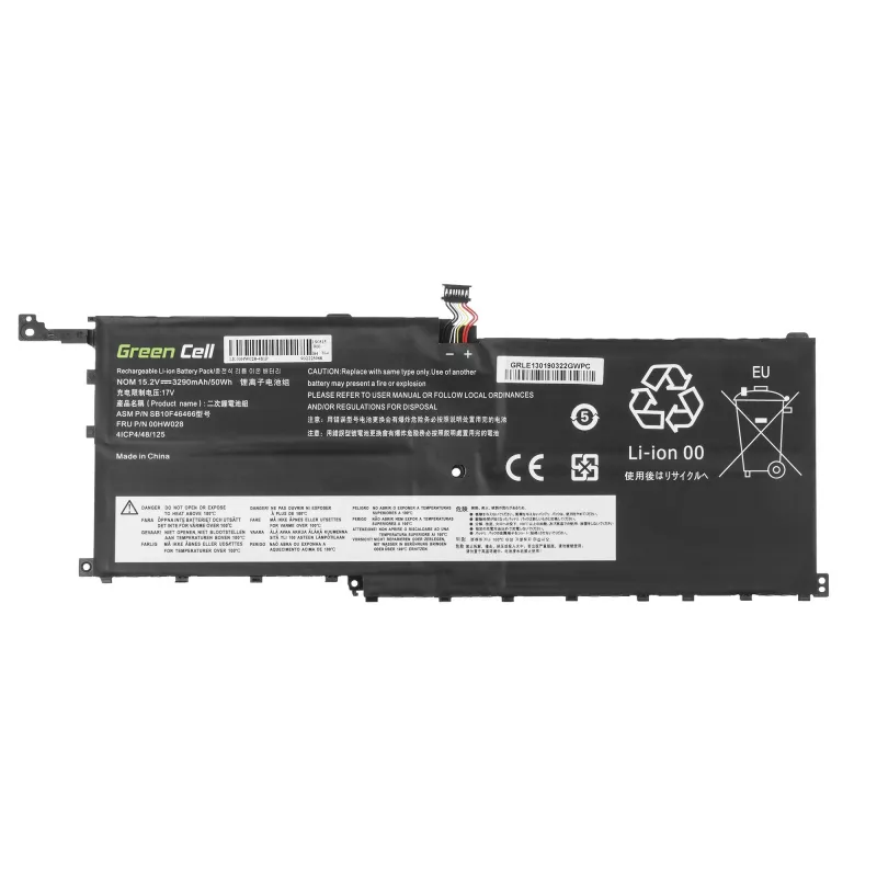 Bateria Green Cell LE130 para Lenovo ThinkPad X1 Carbon 4th Gen