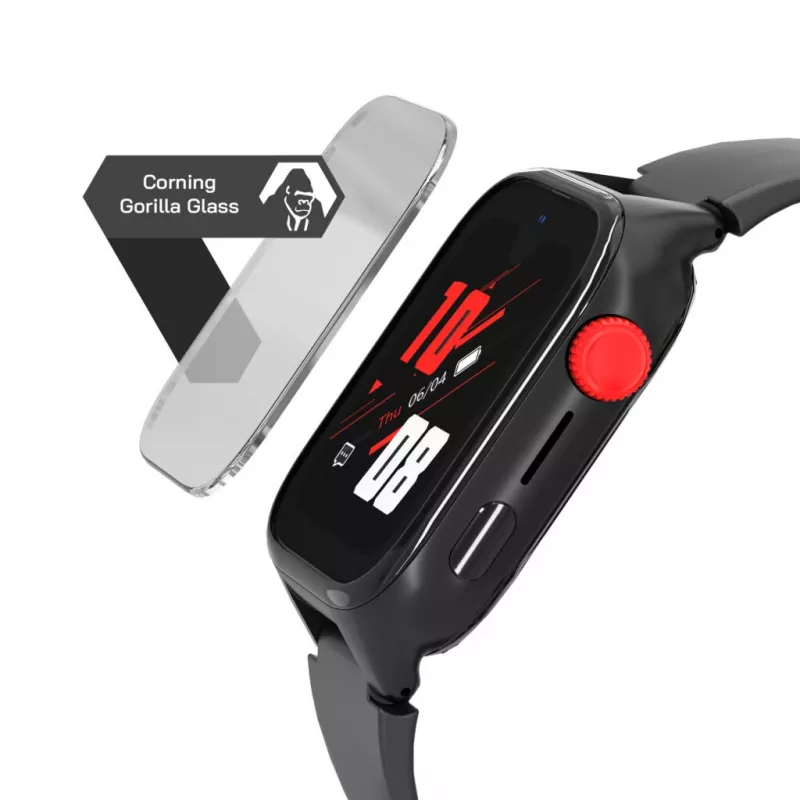 Smartwatch Stelio ST-SWJ102-BK Junior Pro AI 4G preto – wearable para crianças com conectividade 4G