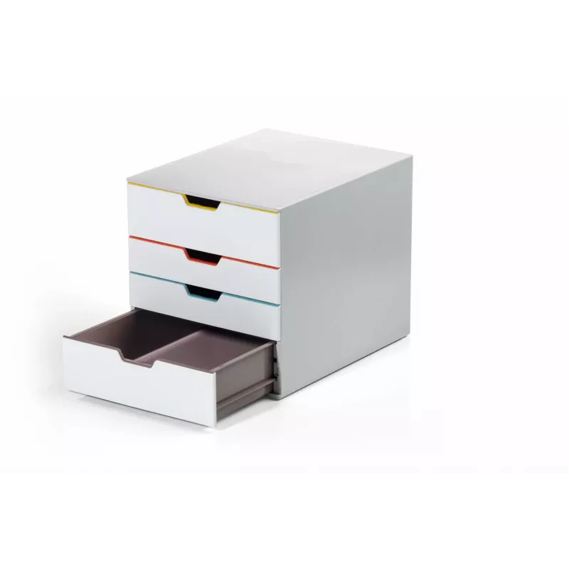 Durable VARICOLOR MIX 4 unidade de gavetas em plástico cinzento 4 gavetas
