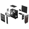 Caixa Fractal Design North Charcoal preto Mesh Mid-Tower – preto
