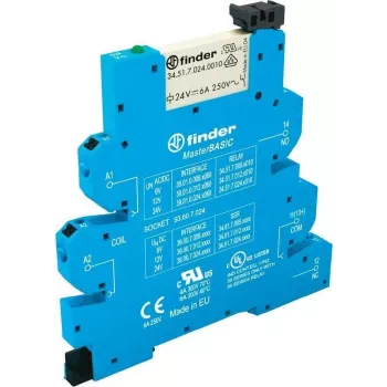 Relé eletromecânico Finder 39.01.8.230.0060 230 V AC 6 A 1 inversor
