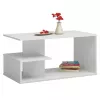 Topeshop MESA DALLAS BIEL mesa lateral/mesa de centro de forma livre 1 perna(s)