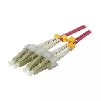 Cabo patch de fibra ótica 2 fibras 5 m LC-LC - 50/125 µm - OM4 - AD=2 mm - Synergy 21