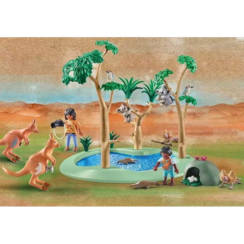Conjunto de figuras Wiltopia 71624 Animais australianos