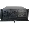 Caixa de servidor Inter-Tech IPC 4U-4129L rack metálico prateado