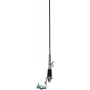 Antena de automóvel Albrecht CB-27 Hard mount preto cinzento