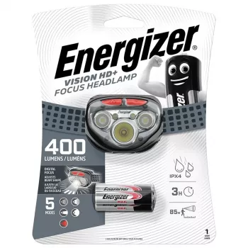 LANTERNA DE CABEÇA VISION FOCUS 400 LUMEN