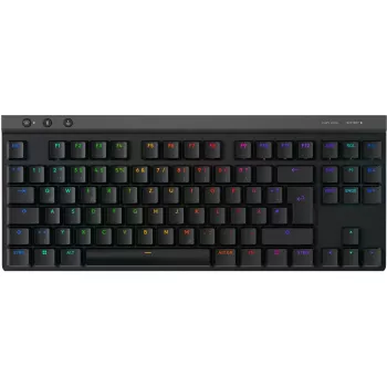 Logitech G G515 - Teclado - LIGHTSPEED - TKL - Retroiluminação - sem fios - 2,4 GHz, Bluetooth, USB - QWERTZ - Alemão - Interruptores de tecla: GL Li