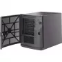 Caixa de computador Supermicro CSE-721TQ-350B2 Mini Tower preto